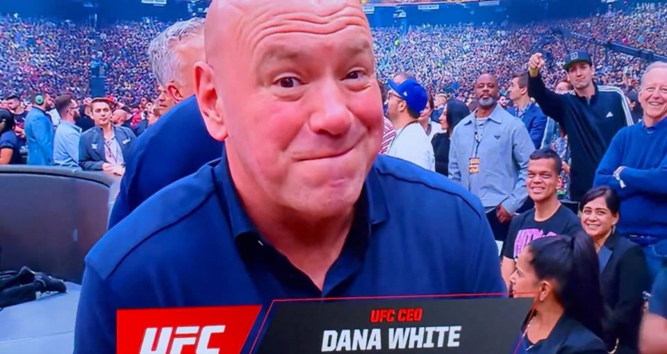 White initially played up to the camera