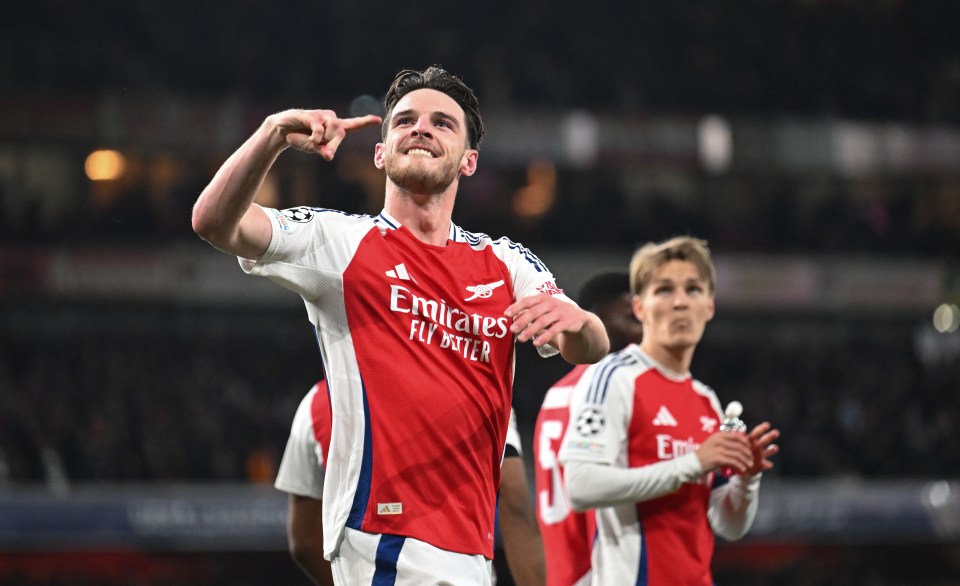 Rice scored two goals that will live long in the memory of Gunners fans