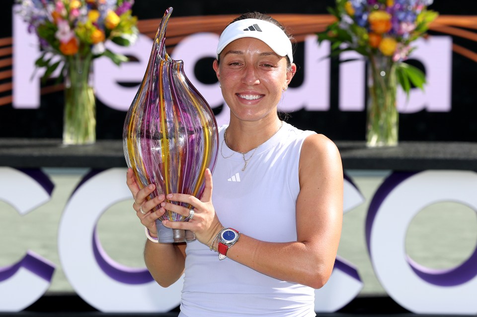 Pegula has won the first clay tournament of the season