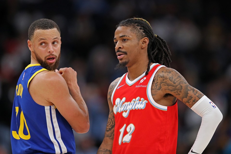 Curry and Morant both shone in a wild game