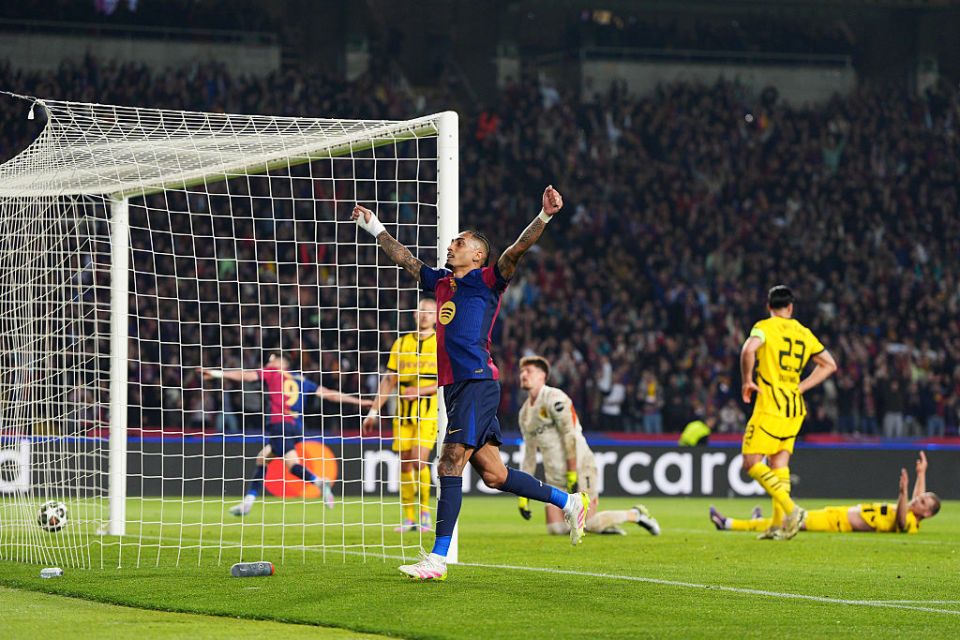 Raphinha scored and provided two assists against Dortmund last week