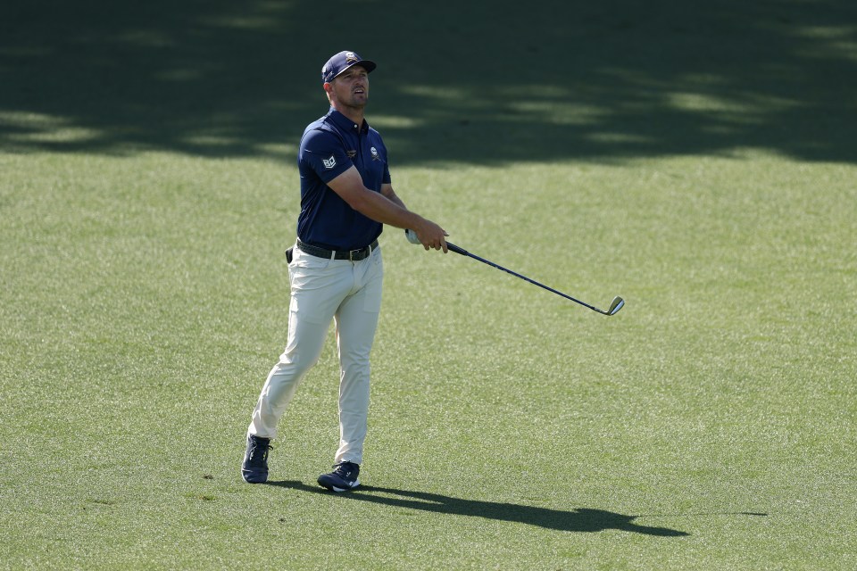 DeChambeau's challenge for a first Masters faltered after a bright start