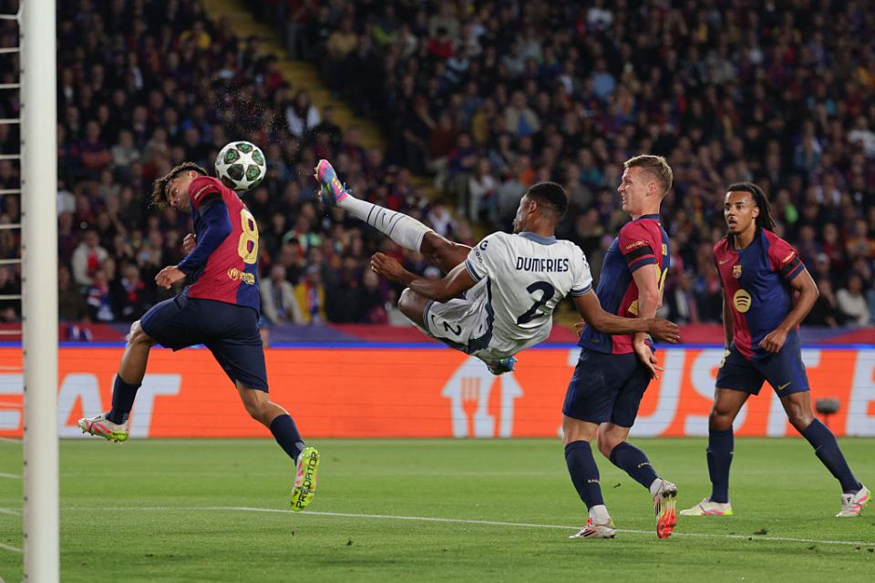 Dumfries returned from injury and proved why he is arguably Inter's most important player