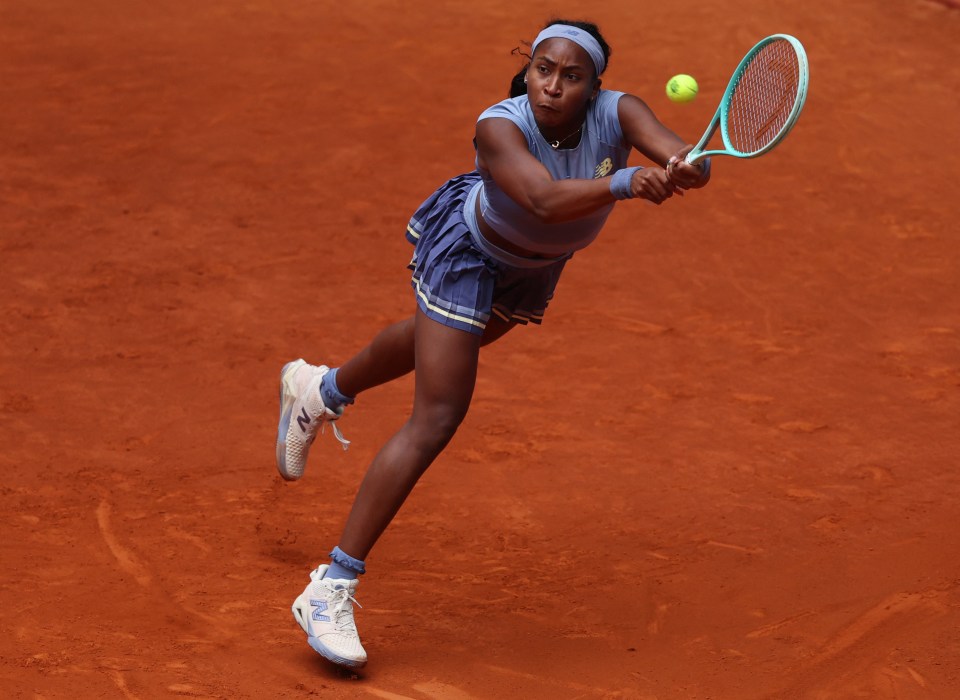 The American will face clay court specialist Iga Swiatek for a place in the final