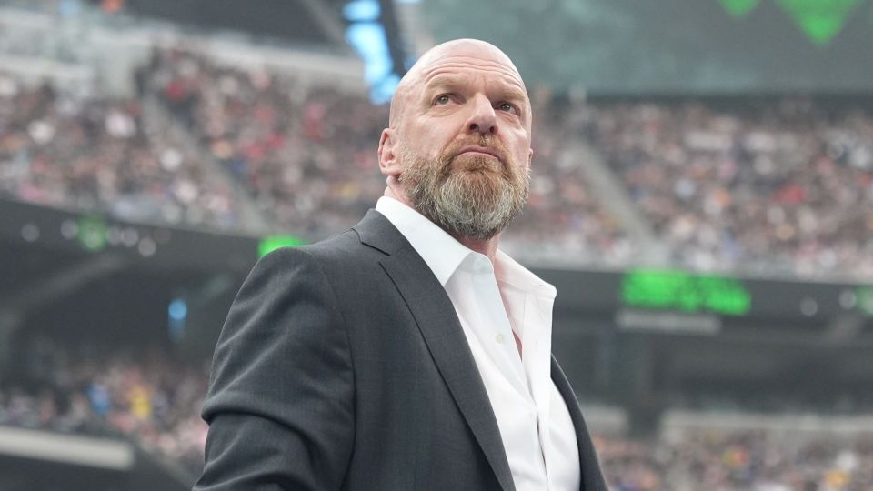 Triple H is the head of WWE's creative output and so the de facto boss of the company's wrestlers