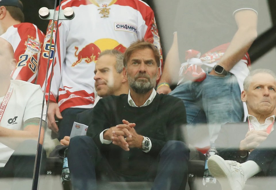 Klopp's swapped the dugout for VIP boxes