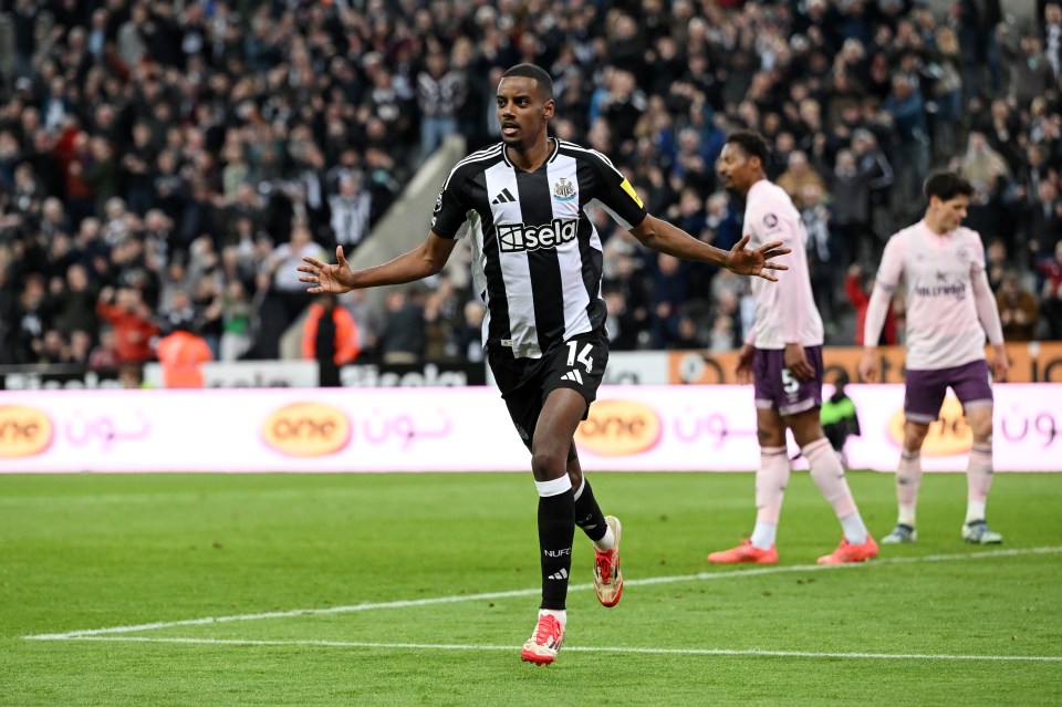 Isak has been one of the Premier League's standout players this term