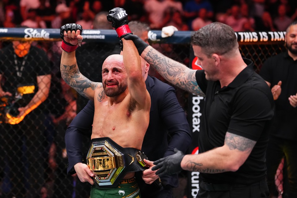 Volkanovski became a two-time champion at UFC 314