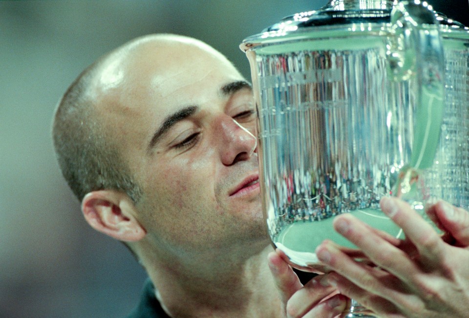 Agassi was a huge fan favourite at the US Open
