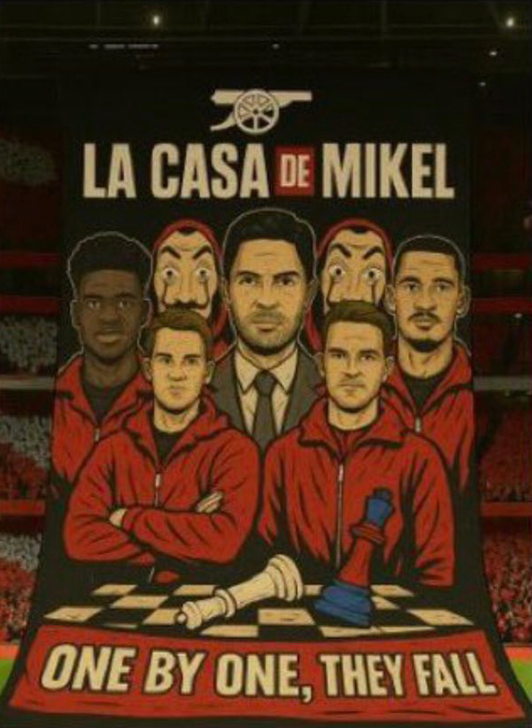This was one of three Tifo designs that were not approa=ved by Arsenal