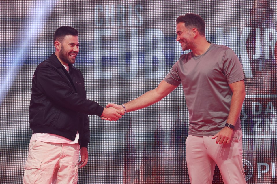 A deal was finally made and he and rival promoter Eddie Hearn  have been on hand to see their fighters get to the ring