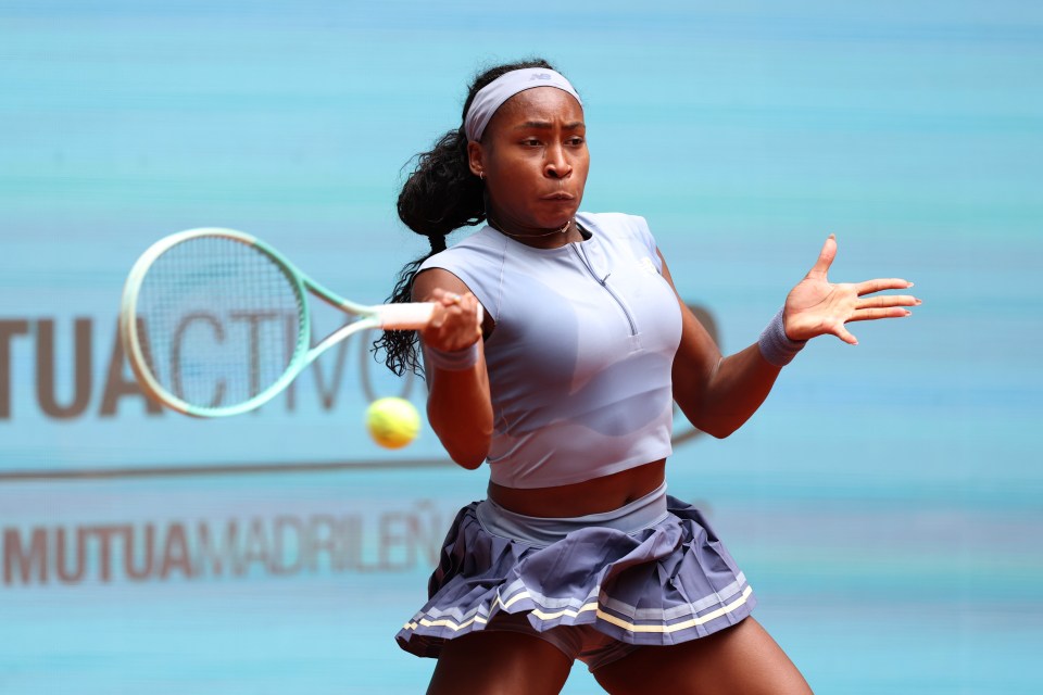 Coco Gauff is through to her first WTA semifinal of the season