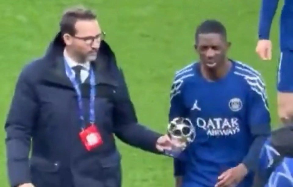 Dembele was not keen on taking the award