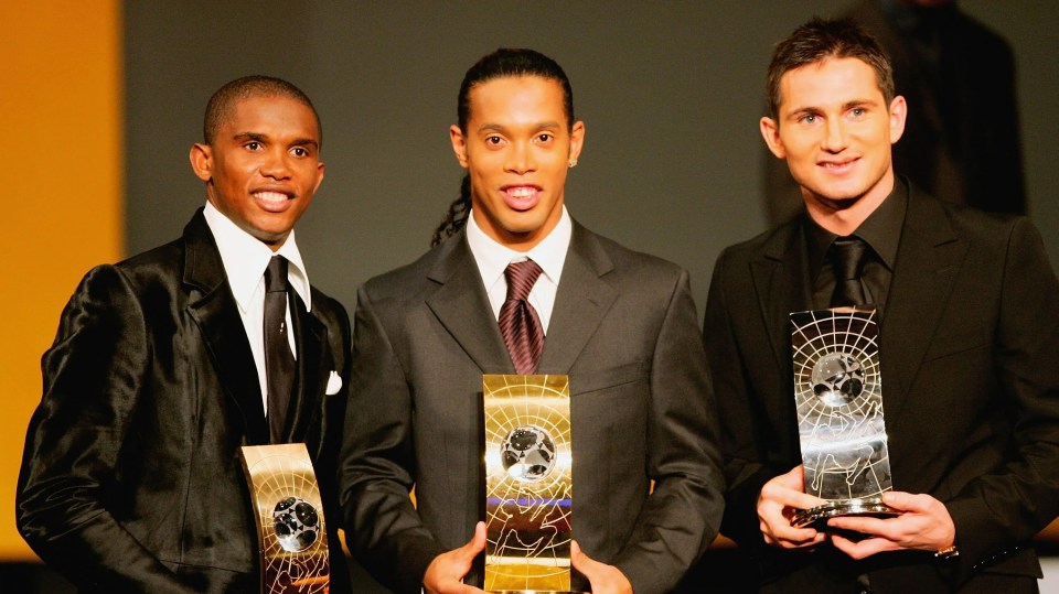 Months later Lampard finished as runner-up to Ronaldinho for both the Ballon d'Or and FIFA World Player of the Year awards