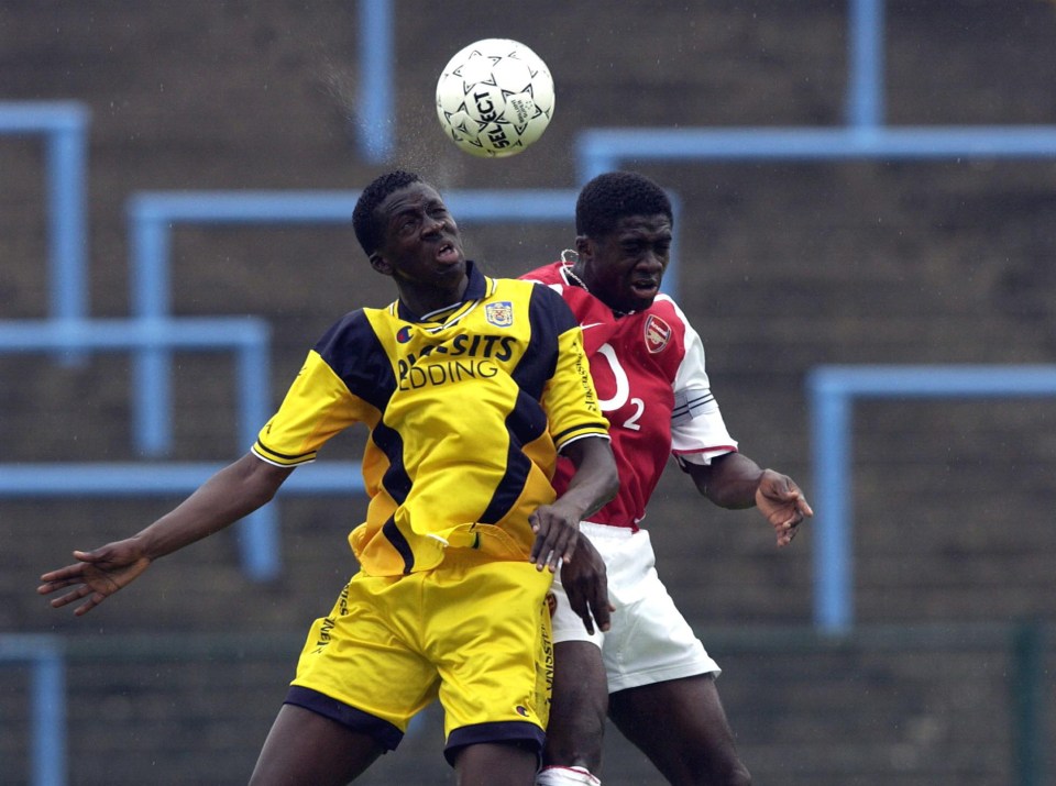 Toure played against his brother Kolo for Beveren in a friendly against Arsenal in 2002
