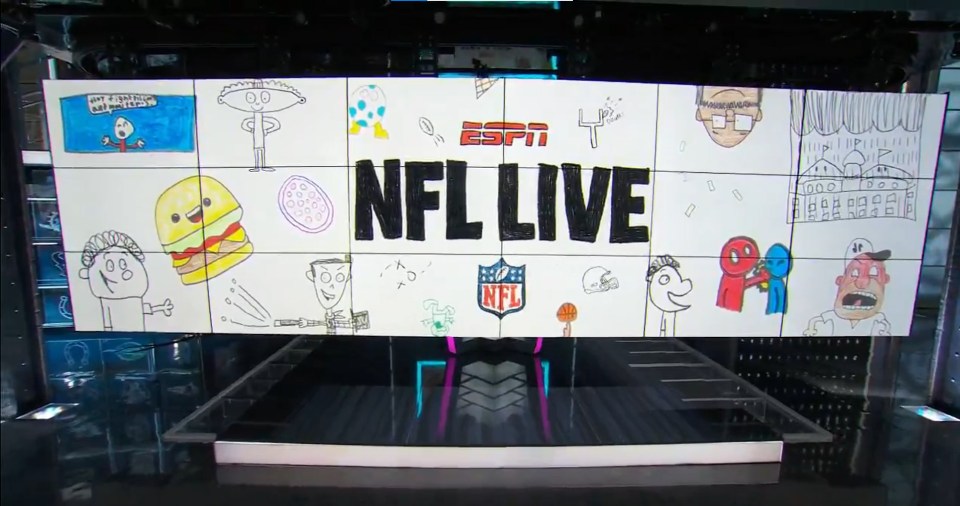 The Connecticut studio ditched its usual graphics and replaced them with Madden's drawings