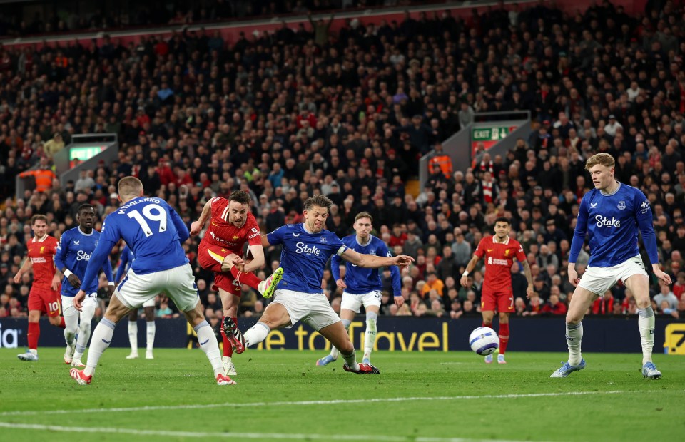 Jota scored the only goal of the game to leave the Toffees languishing 15th in the table