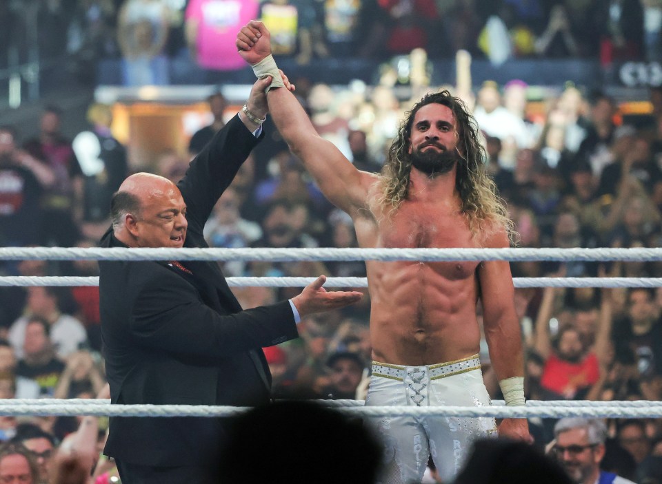 Rolling completed one of the biggest shocks on the first night of WrestleMania