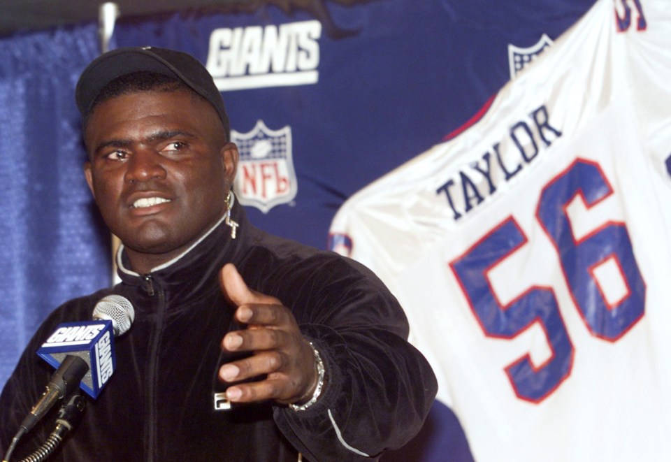 Taylor was drafted by the Giants at second overall in 1981