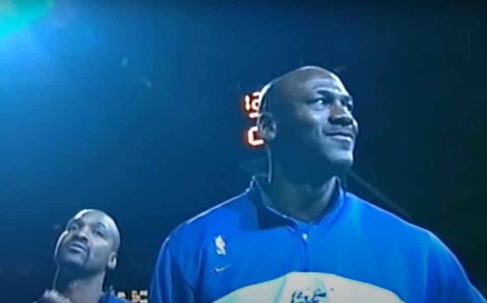 Jordan returned to the Bulls arena on January 19, 2002, as a member of the Wizards.