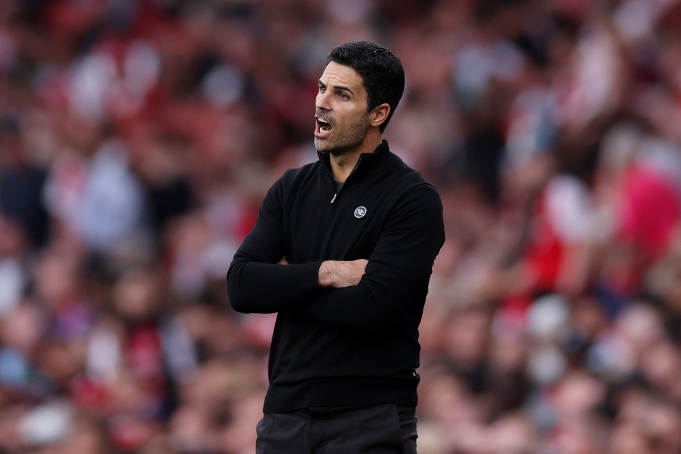 Arteta needs his side to beat Palace to deny Liverpool the title
