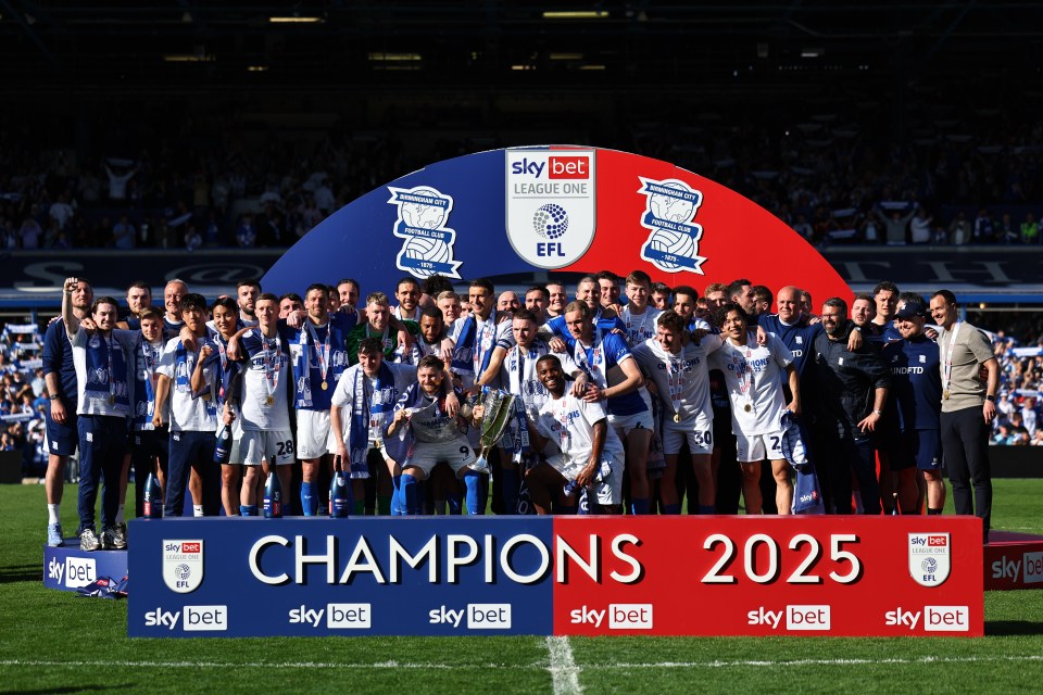 Birmingham eased to the League One title this term, as they sit 19 points above second-placed Wrexham
