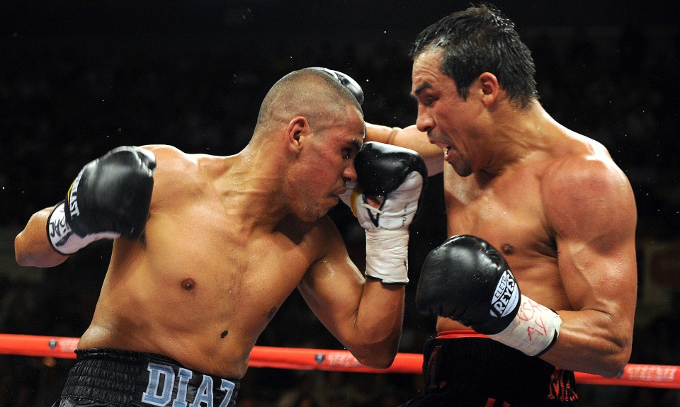 But Marquez struggled to deal with Diaz's skill the most