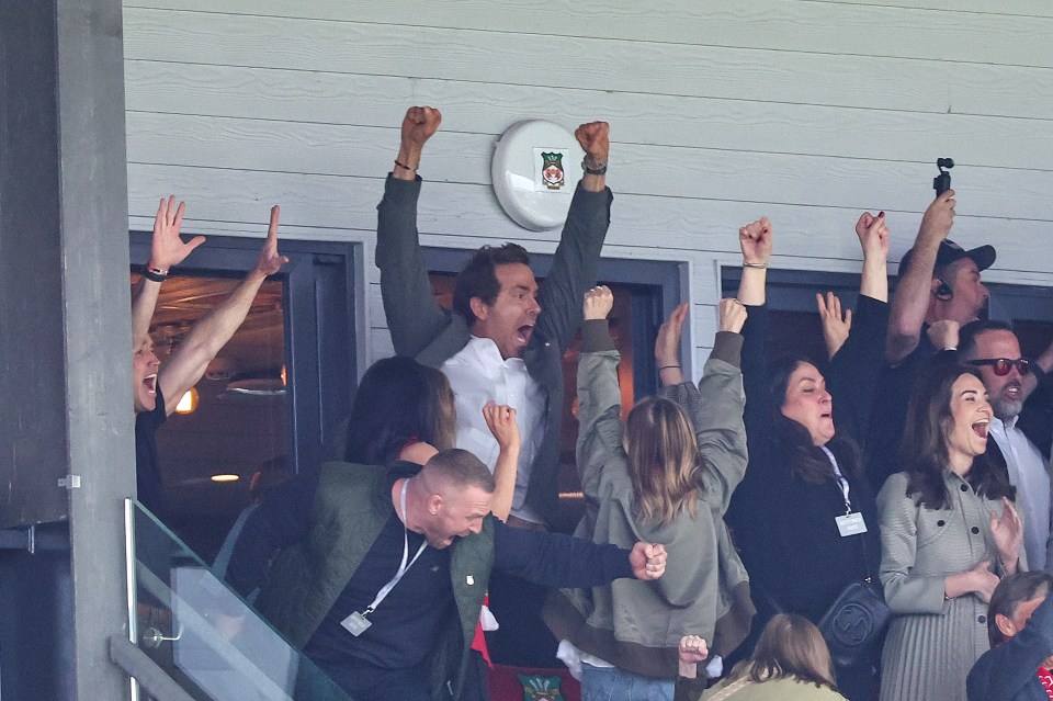 The celebrity owners couldn't hide their delight