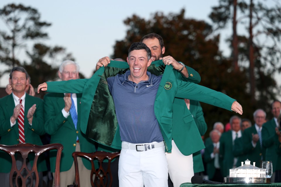 McIlroy completed the career Grand Slam by winning The Masters