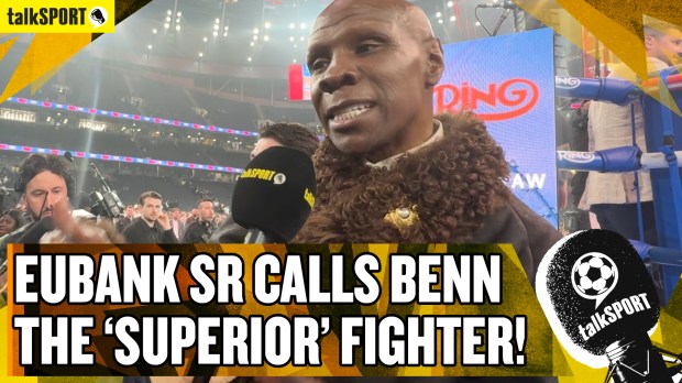 Chris Eubank Sr claims Conor Benn is 'superior fighter' despite losing to Chris Eubank Jr