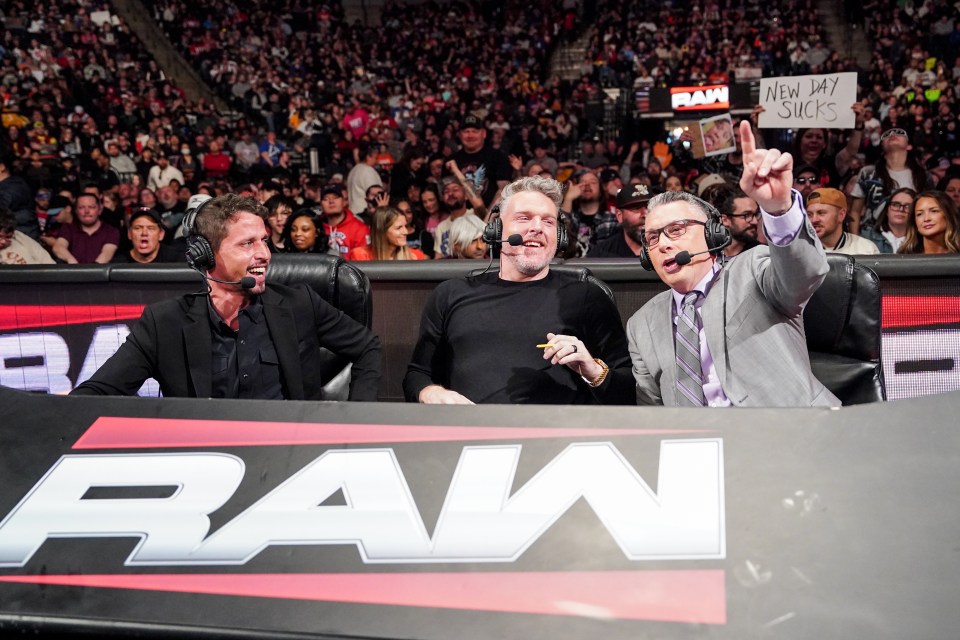 Hinchcliffe made light of the injury as he joined Michael Cole and Pat McAfee on WWE commentary