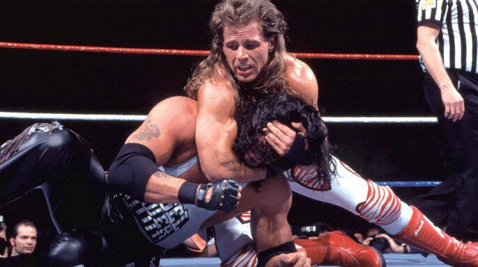 Kevin Nash and Shawn Michaels had to make do with lesser billing for their WWE title match