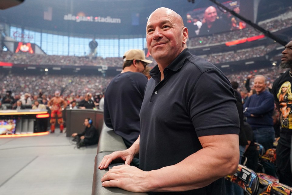White had the best seats in the house for WrestleMania 41 in Las Vegas