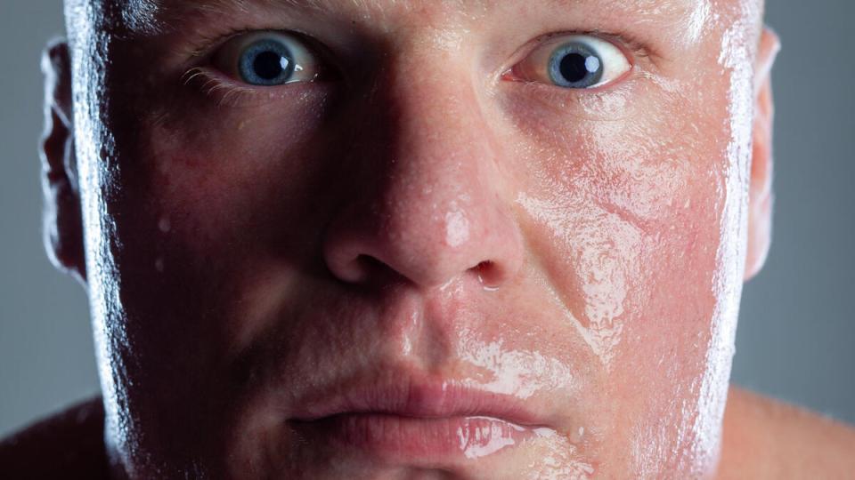Lesnar wasted no time in dominating the wrestling ring after his debut