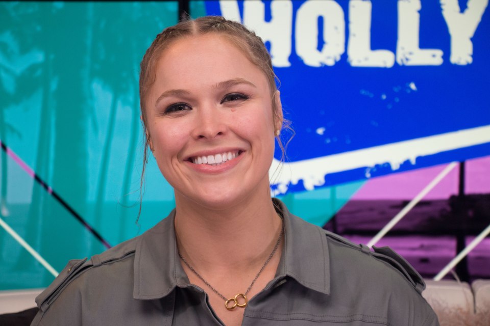 Rousey is currently out of action from combat sports to focus on her family