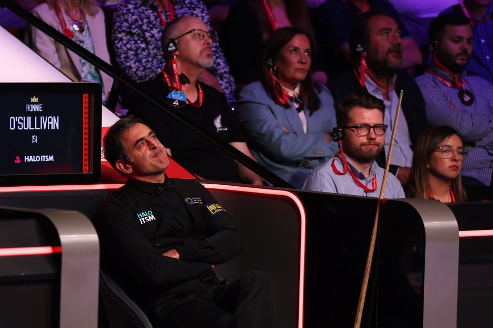 O'Sullivan was clearly frustrated as it became clear he will not face either Judd Trump or Mark Williams in the final