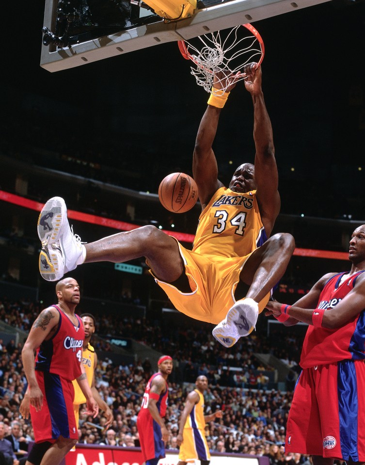 Shaq is an NBA legend who was famous for shattering the backboard during his early days