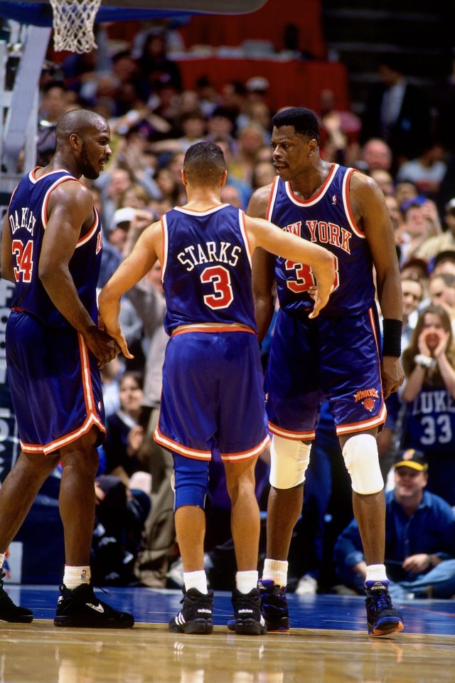 Ewing, Oakley and Starks gave the Bulls a scare in the 1993 Eastern Conference finals