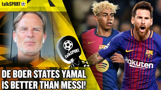 Ronald de Boer believes Lamine Yamal is better than Lionel Messi